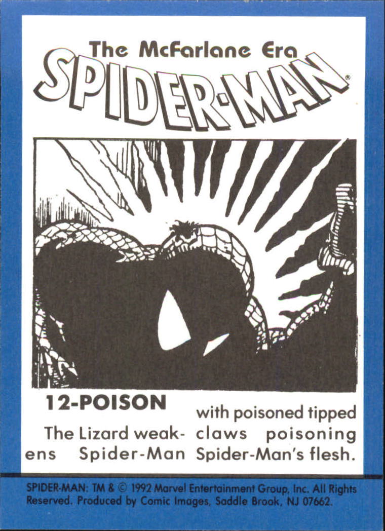1992 Comic Bilder Spider-Man Todd McFarlane Ära BASE Sammelkarte Auswahlliste - Bild 7 von 37