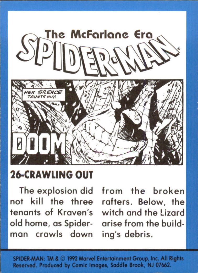 1992 Comic Bilder Spider-Man Todd McFarlane Ära BASE Sammelkarte Auswahlliste - Bild 13 von 37