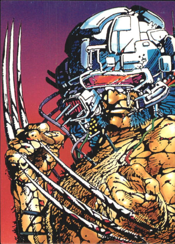 1992 Comic Images Wolverine From Then 'Til Now II #12 Helmet
