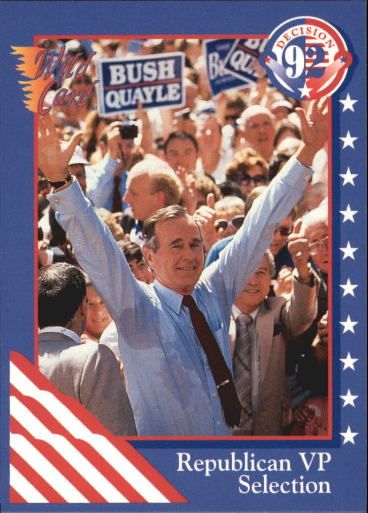 1992 Wild Card Decision '92 #48 Republican VP Selection
