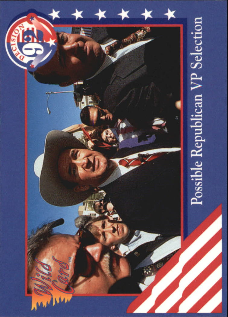 1992 Wild Card Decision '92 #53 Possible Republican VP Selection