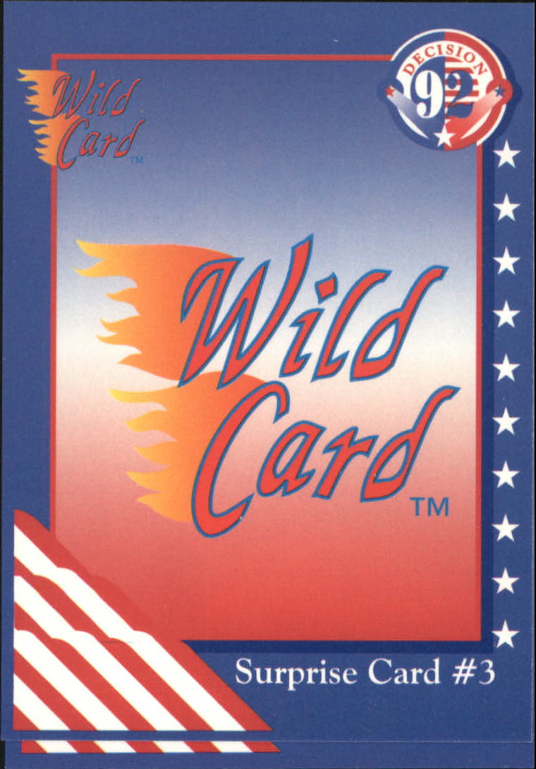 B5885- 1992 Wild Card Decision '92 Card #s 1-100 -You Pick- 15+ FREE US SHIP