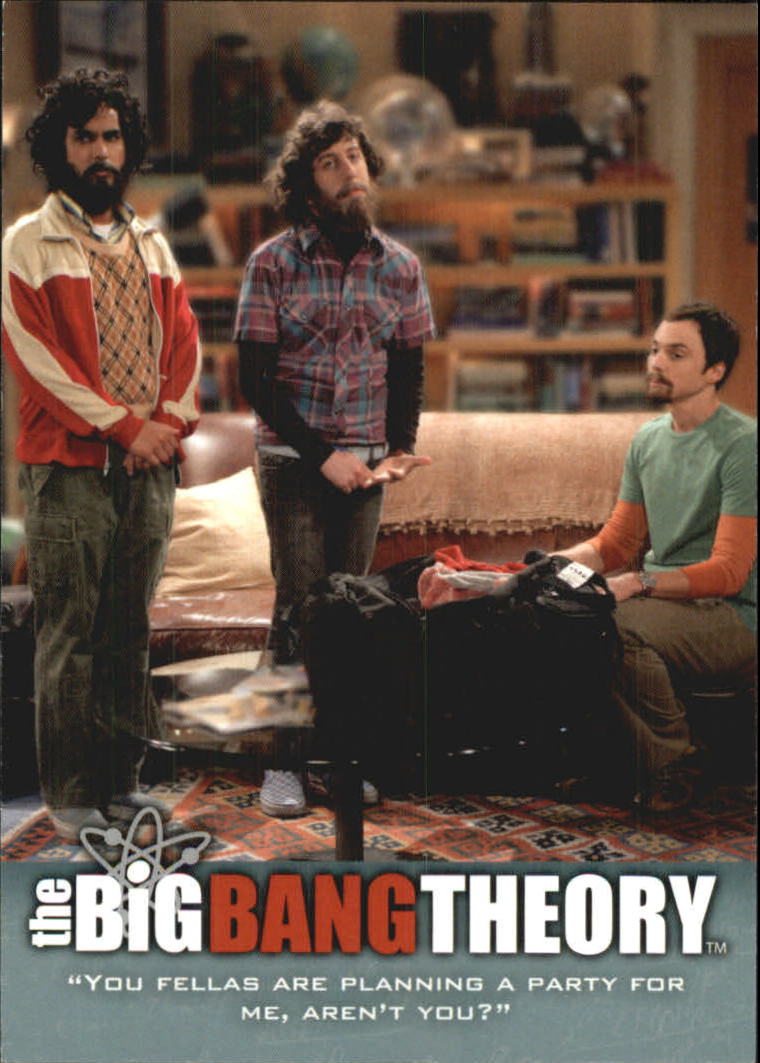 2012 Cryptozoic The Big Bang Theory Seasons Three and Four #3 You Fellas Are Planning