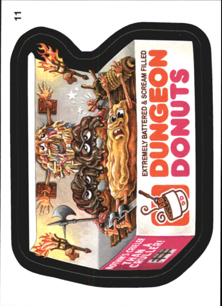 2013 Topps Wacky Packages Series 10 #11 Dungeon Donuts