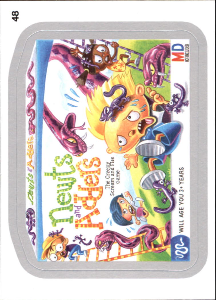 2013 Topps Wacky Packages Series 10 Silver #48 Newts and Adders on