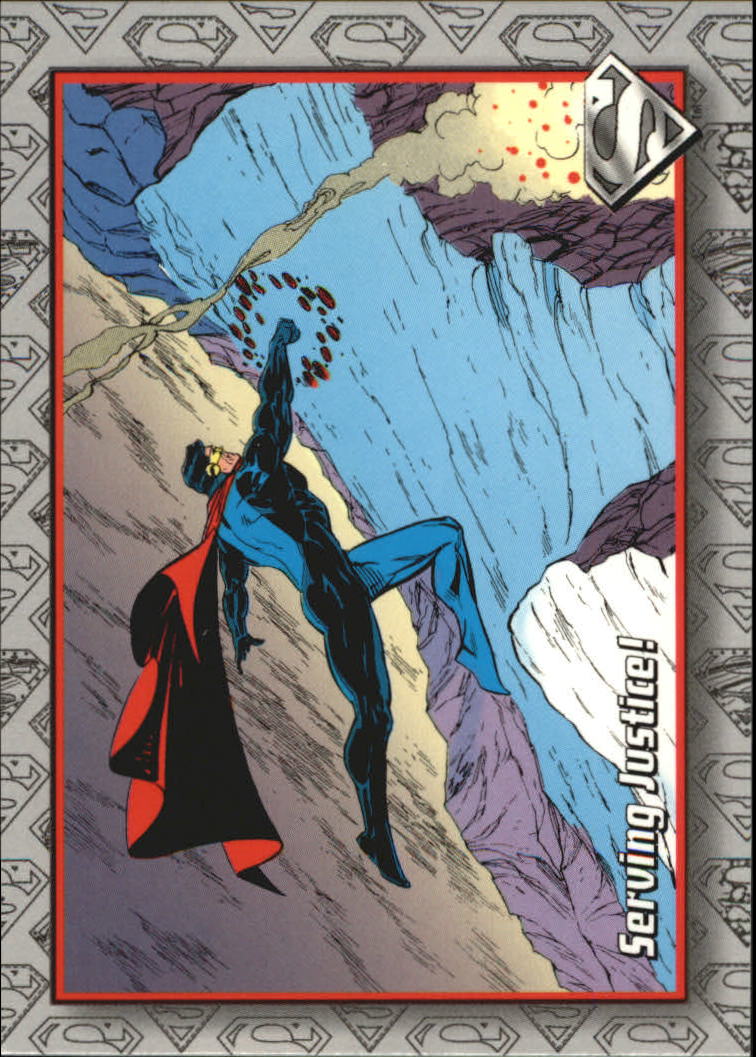 1993 SkyBox Return of Superman #8 Serving Justice