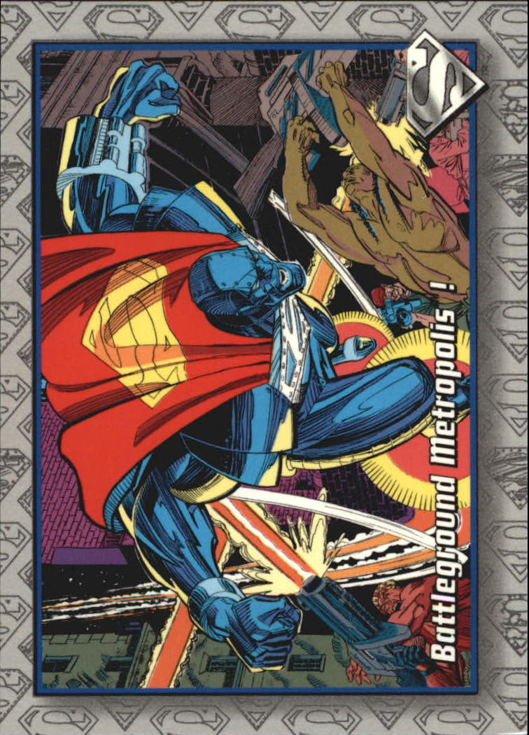 1993 SkyBox Return of Superman #41 Battleground Metropolis