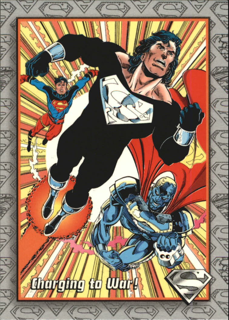 1993 SkyBox Return of Superman #60 Charging to War