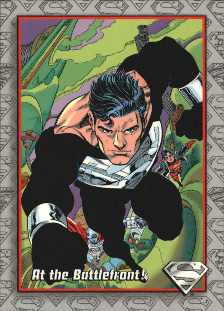 1993 SkyBox Return of Superman #63 At the Battlefront