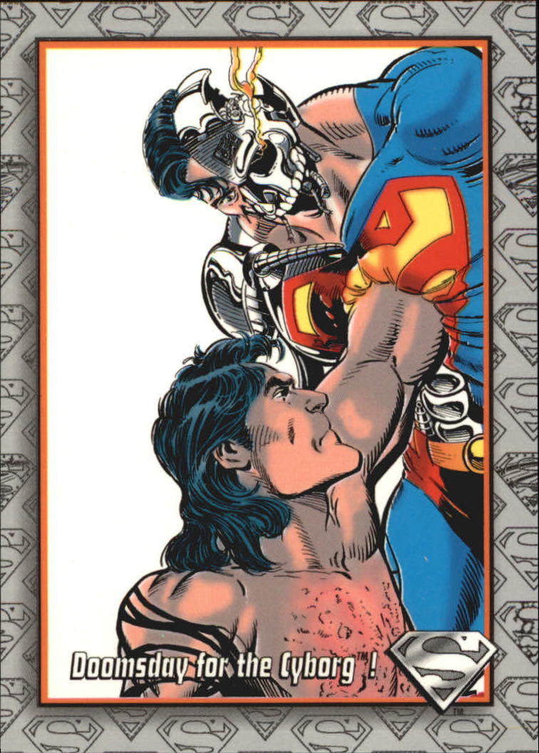 1993 SkyBox Return of Superman #92 Doomsday for the Cyborg
