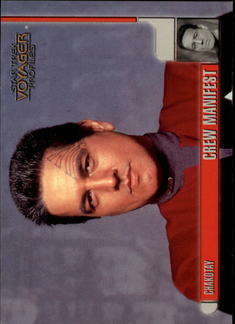 B5852- 1998 SkyBox Star Trek Voyager Profiles Cards -You Pick- 15+ FREE US SHIP