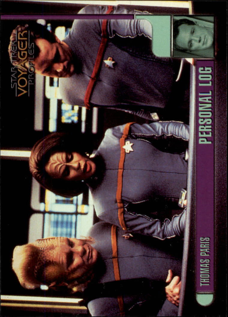 B5852- 1998 SkyBox Star Trek Voyager Profiles Cards -You Pick- 15+ FREE US SHIP