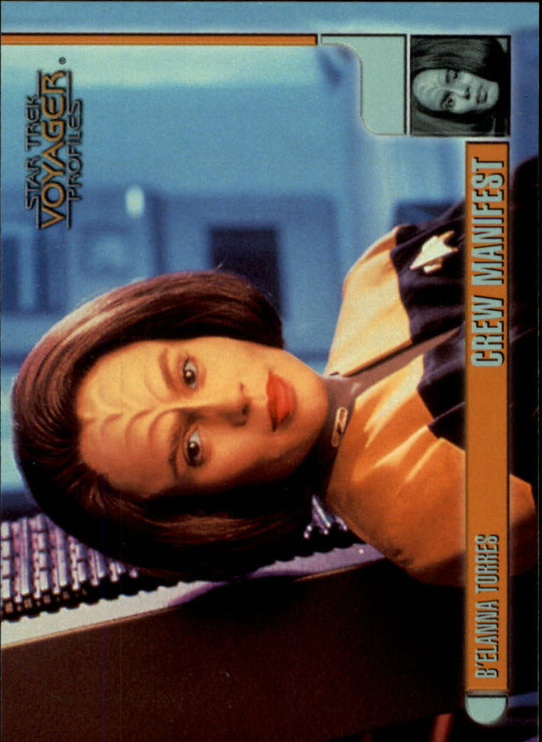 B5852- 1998 SkyBox Star Trek Voyager Profiles Cards -You Pick- 15+ FREE US SHIP