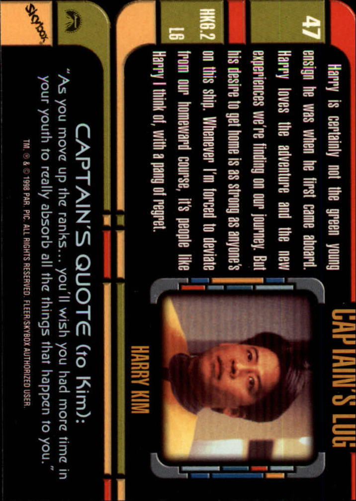 B5852- 1998 SkyBox Star Trek Voyager Profiles Cards -You Pick- 15+ FREE US SHIP