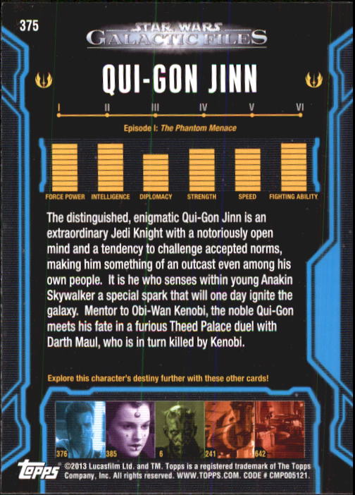 2013 Topps Star Wars Galactic Files 2 Trading Cards Card Pick (Base) - Bild 33 von 319