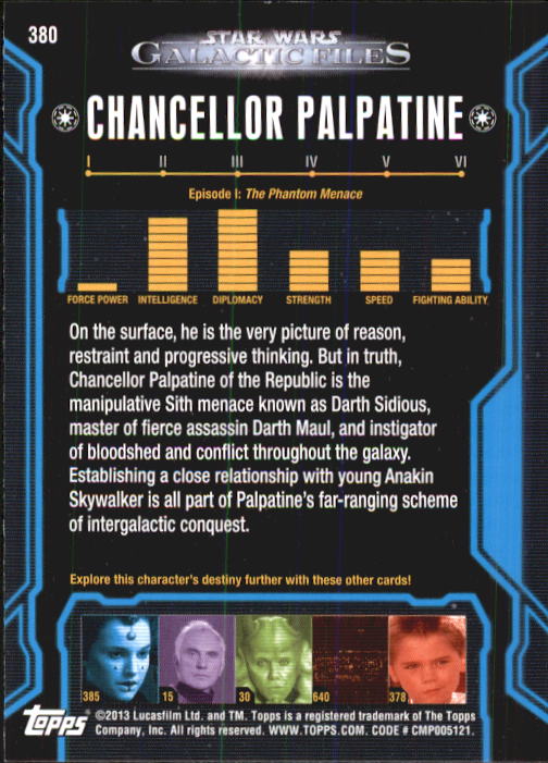 2013 Topps Star Wars Galactic Files 2 Trading Cards Card Pick (Base) - Bild 39 von 319