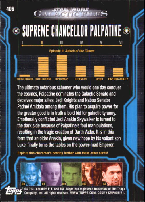 2013 Topps Star Wars Galactic Files 2 Trading Cards Card Pick (Base) - Bild 47 von 319