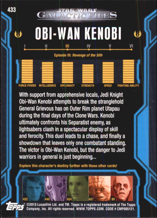 2013 Topps Star Wars Galactic Files 2 Trading Cards Card Pick (Base) - Bild 67 von 319