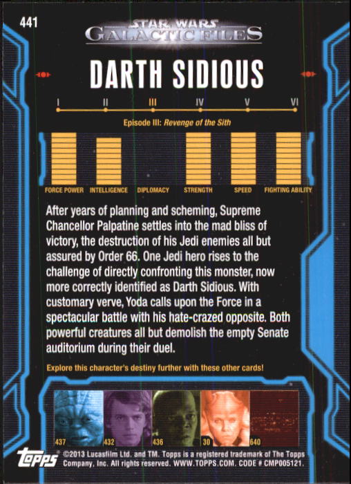 2013 Topps Star Wars Galactic Files 2 Trading Cards Card Pick (Base) - Bild 75 von 319
