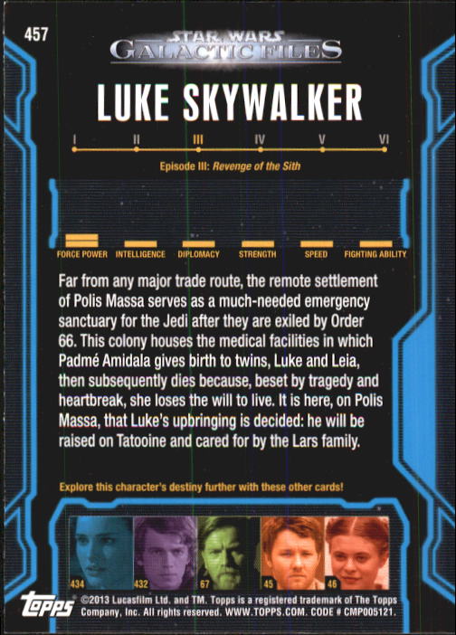 2013 Topps Star Wars Galactic Files 2 Trading Cards Card Pick (Base) - Bild 77 von 319