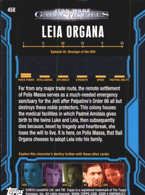 2013 Topps Star Wars Galactic Files 2 Trading Cards Card Pick (Base) - Bild 79 von 319