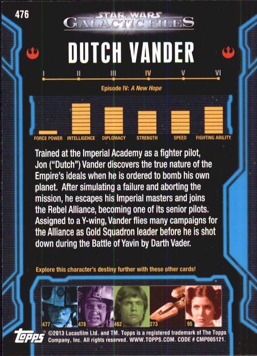 2013 Topps Star Wars Galactic Files 2 Trading Cards Card Pick (Base) - Bild 105 von 319
