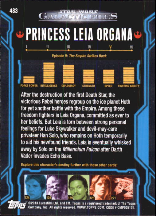 2013 Topps Star Wars Galactic Files 2 Trading Cards Card Pick (Base) - Bild 119 von 319