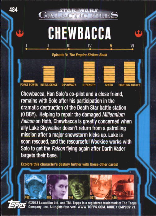 2013 Topps Star Wars Galactic Files 2 Trading Cards Card Pick (Base) - Bild 121 von 319