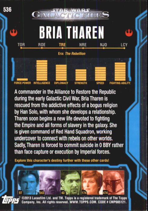 2013 Topps Star Wars Galactic Files 2 Trading Cards Card Pick (Base) - Bild 141 von 319