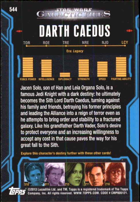 2013 Topps Star Wars Galactic Files 2 Trading Cards Card Pick (Base) - Bild 145 von 319