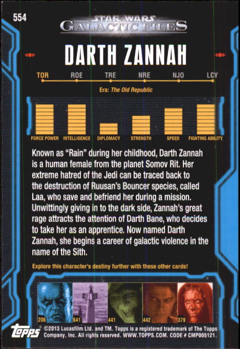 2013 Topps Star Wars Galactic Files 2 Trading Cards Card Pick (Base) - Bild 159 von 319