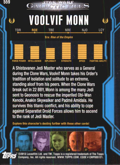 2013 Topps Star Wars Galactic Files 2 Trading Cards Card Pick (Base) - Bild 161 von 319