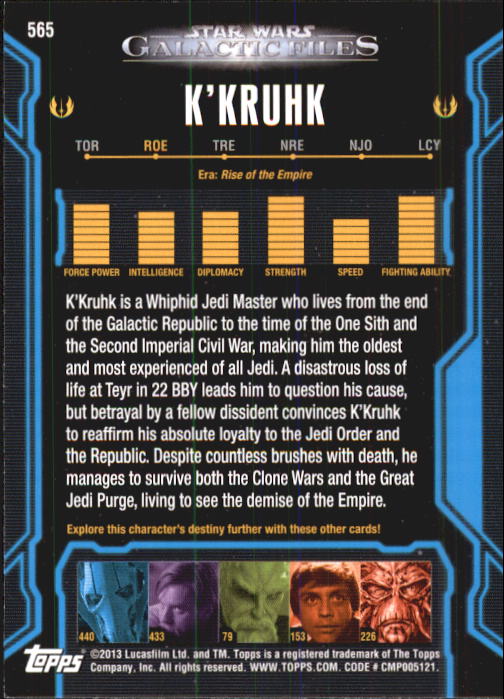 2013 Topps Star Wars Galactic Files 2 Trading Cards Card Pick (Base) - Bild 173 von 319