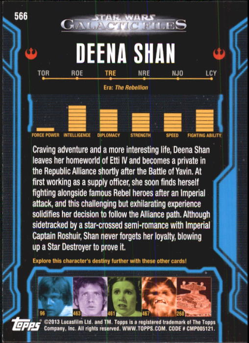 2013 Topps Star Wars Galactic Files 2 Trading Cards Card Pick (Base) - Bild 175 von 319