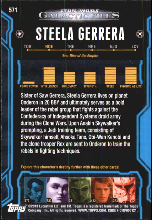 2013 Topps Star Wars Galactic Files 2 Trading Cards Card Pick (Base) - Bild 185 von 319