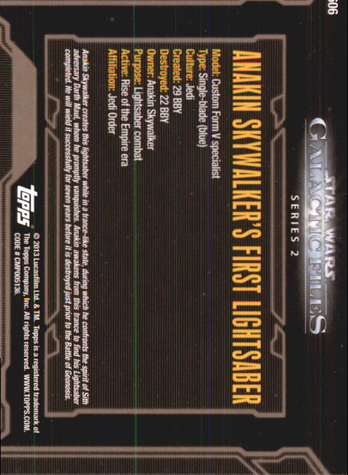 2013 Topps Star Wars Galactic Files 2 Trading Cards Card Pick (Base) - Bild 199 von 319