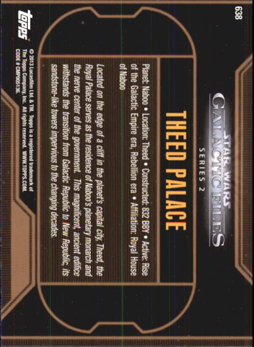 2013 Topps Star Wars Galactic Files 2 Trading Cards Card Pick (Base) - Bild 235 von 319