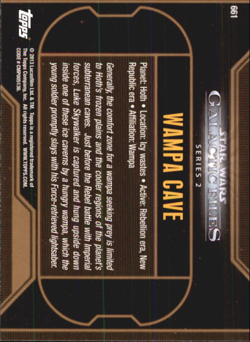 2013 Topps Star Wars Galactic Files 2 Trading Cards Card Pick (Base) - Bild 257 von 319