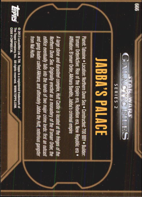 2013 Topps Star Wars Galactic Files 2 Trading Cards Card Pick (Base) - Bild 267 von 319