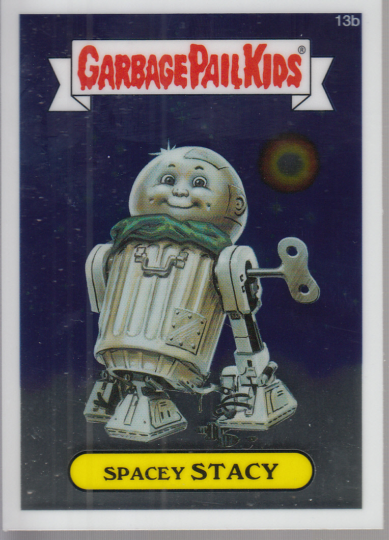 2013 Topps Chrome Garbage Pail Kids Series One #13b Spacey Stacy