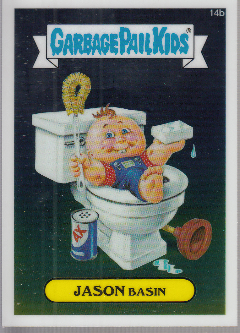 2013 Garbage Pail Kids Chrome Series One #14b Jason Basin