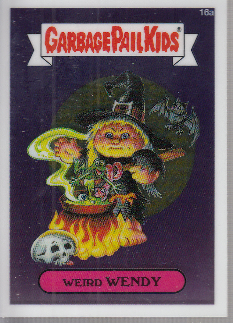 2013 Topps Chrome Garbage Pail Kids Series One #16a Weird Wendy