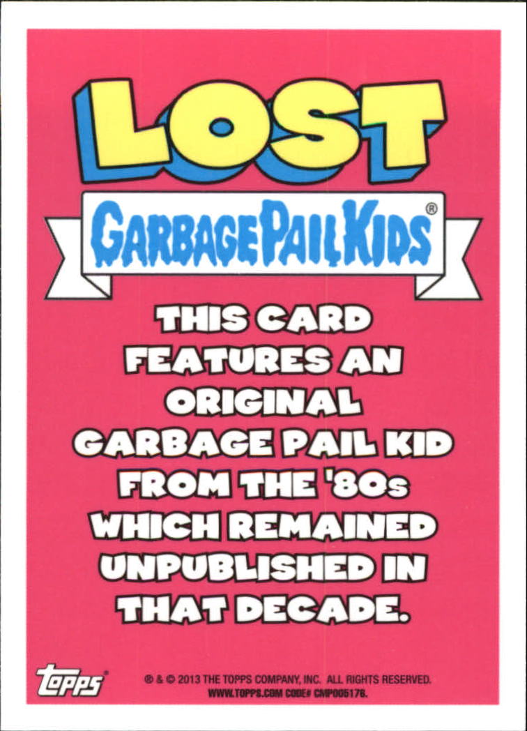 2013 Topps Chrome Garbage Pail Kids Series One #L12b Peter Meter back image