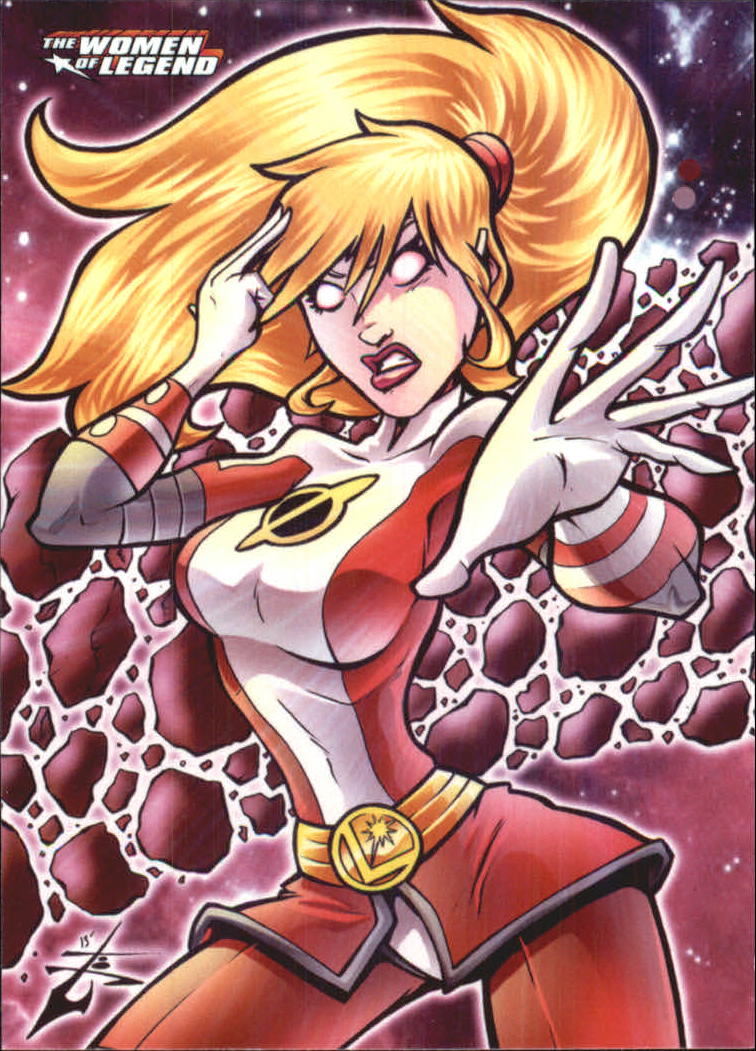 2013 Cryptozoic DC Comics Women of Legend #27 Saturn Girl