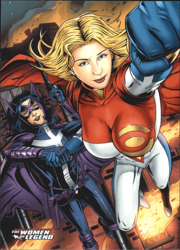 2013 Cryptozoic DC Comics Women of Legend #57 Huntress/Power Girl