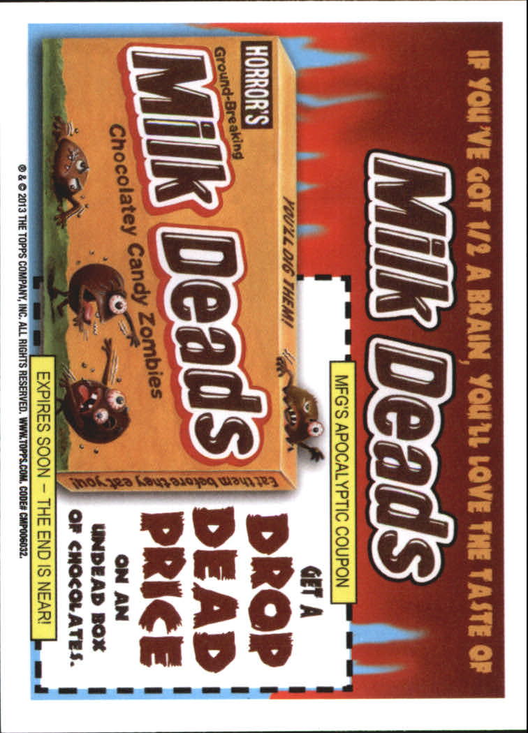 2013 Topps Wacky Packages Series 11 #30a Goreo/ (coupon back)