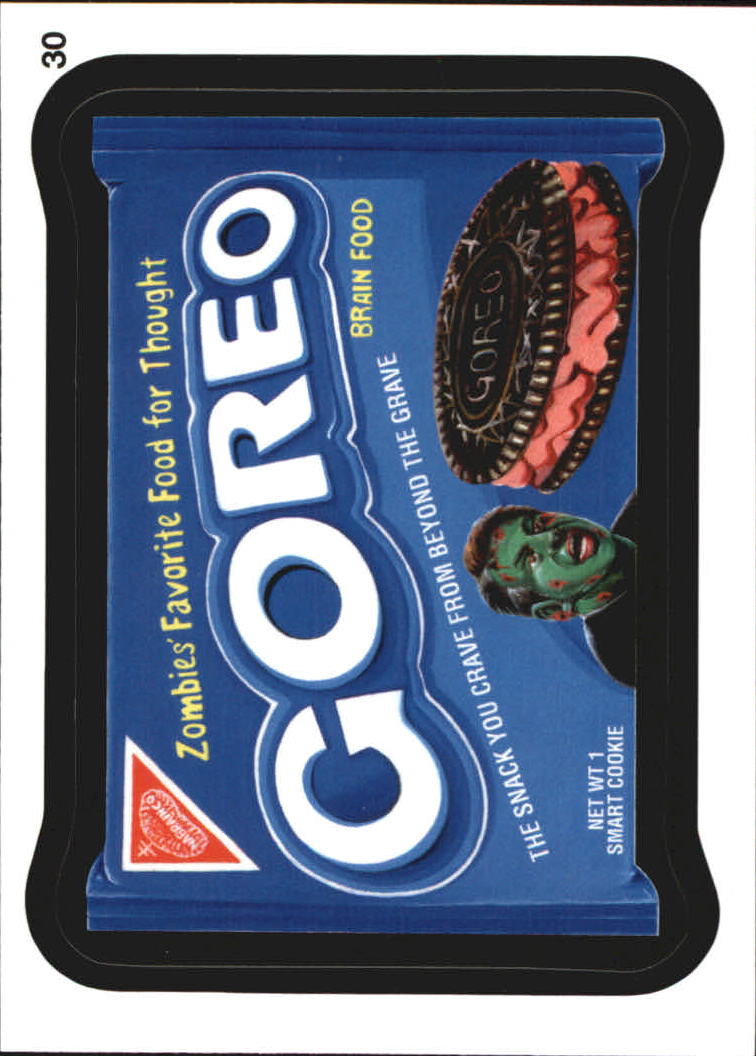 2013 Topps Wacky Packages Series 11 #30a Goreo/ (coupon back)