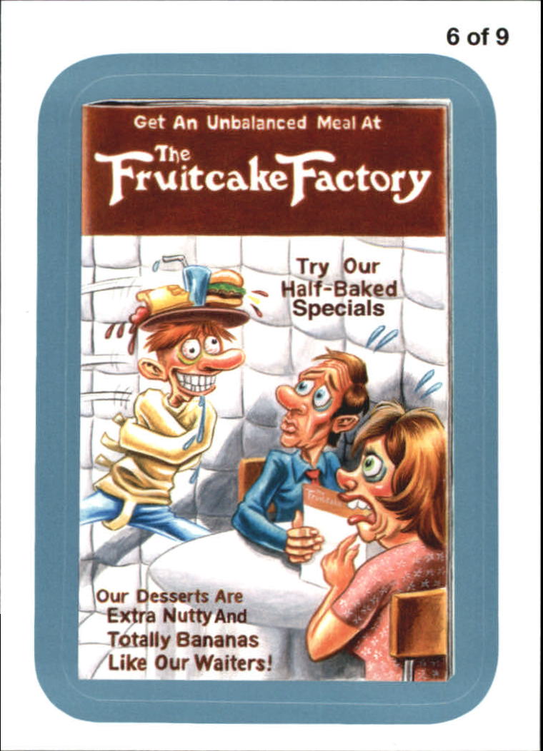 2013 Topps Wacky Packages Series 11 Rude Food Blue #6 The