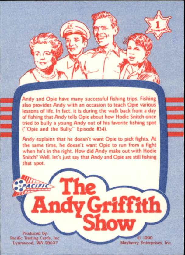 Andy Griffith Show Series One (1990 Pacific) "Main Set" Cards #1 to #110 - Picture 3 of 217