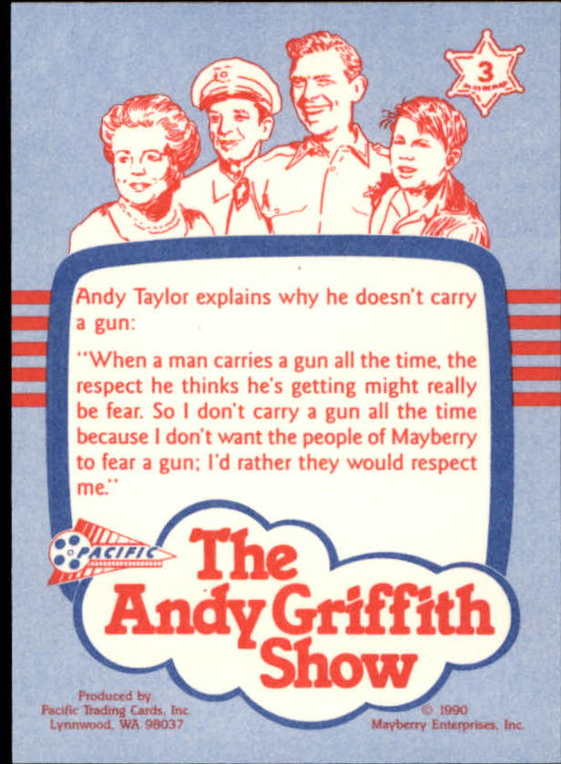 Andy Griffith Show Series One (1990 Pacific) "Main Set" Cards #1 to #110 - Picture 7 of 217